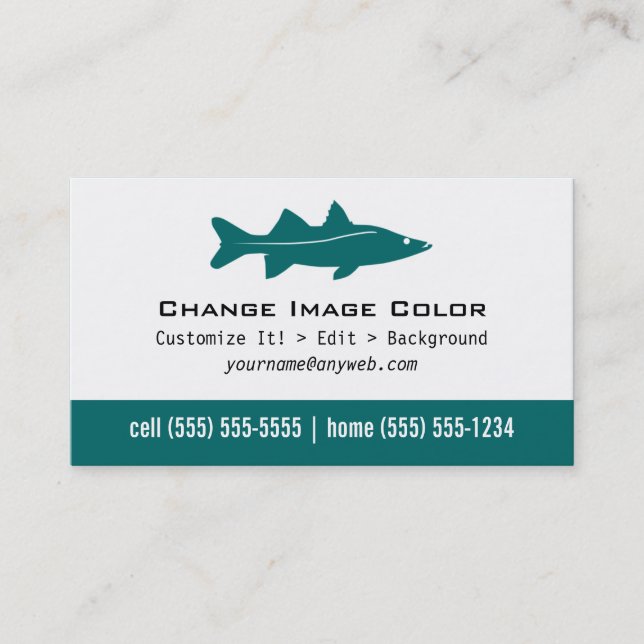 Snook - carte de visite personnel (Devant)