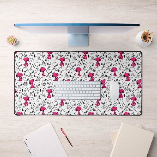 Snoopy Black & Magenta Motif (Bureau 1)
