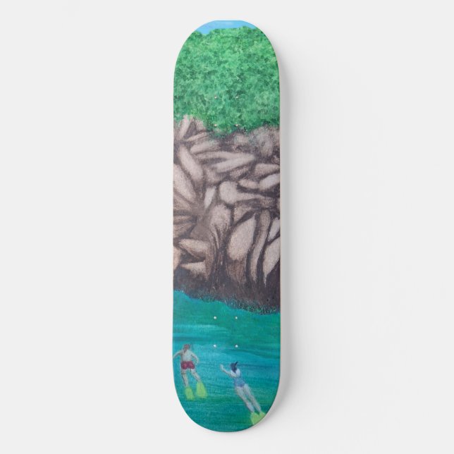 Snorkeling en Paradise Skateboard (Recto)