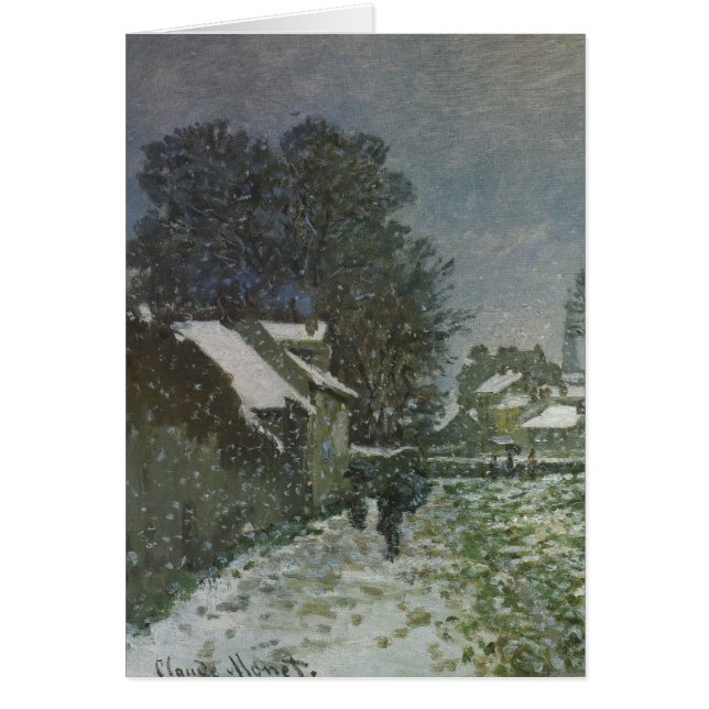 Snow at Argenteuil par Claude Monet (Devant)