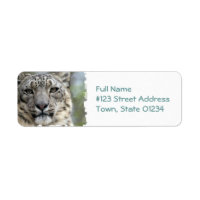 Snow Leopard Adresse de retour Étiquette