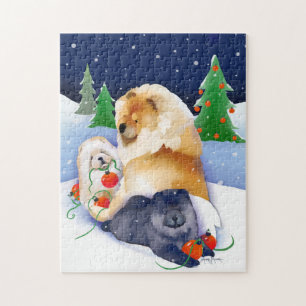 SNOWBABIES Chow 2020 Puzzle de Noël