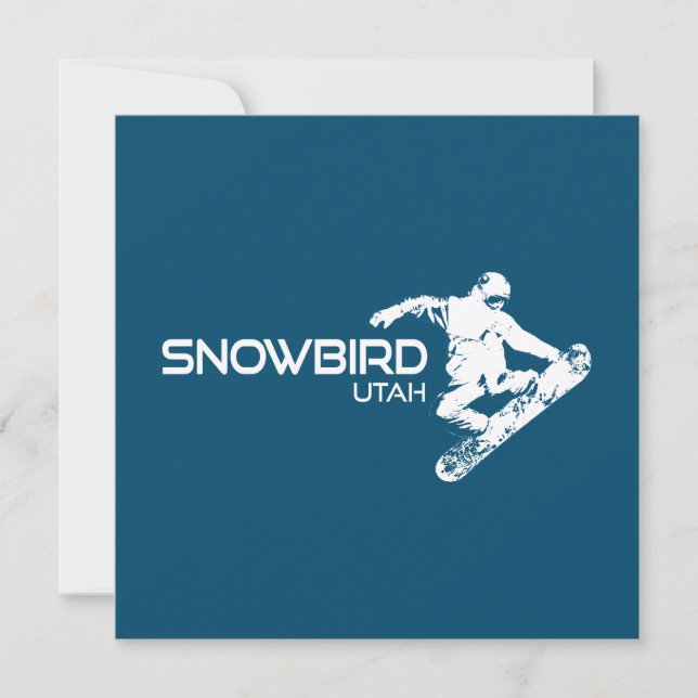 Snowbird Utah Snowboardeur (Devant)