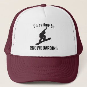 Snowboard Snow Sports Design Casquette