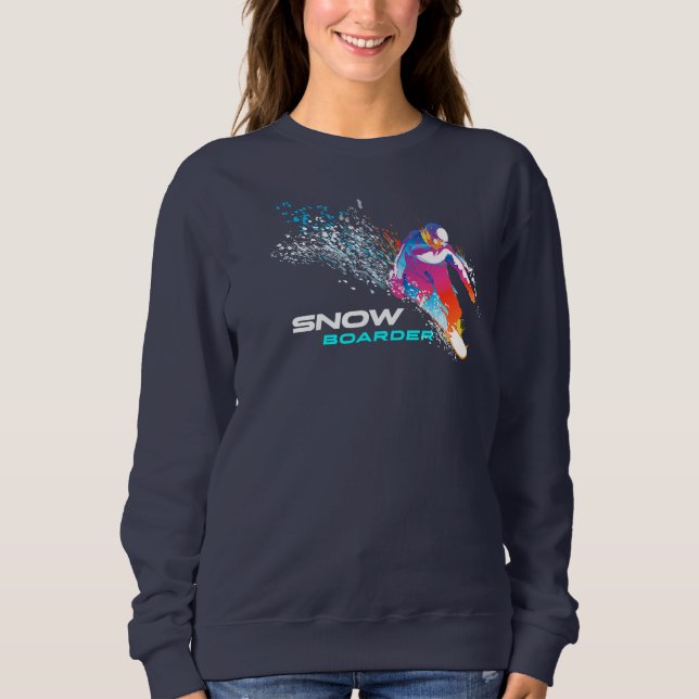 Snowboard | Sweatshirt des femmes (Devant)