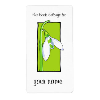 Snowdrop green Boplate Étiquette