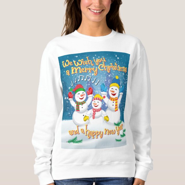 SnowFamily - Noël & Nouvel An - Sweatshirt moche (Devant)