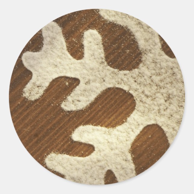 Snowflake Cartes de voeux et Stickers (Devant)