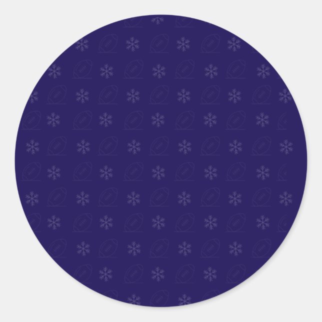 Snowflake Football Sticker (Devant)