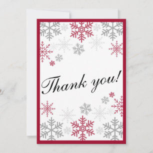 Snowflake merci note