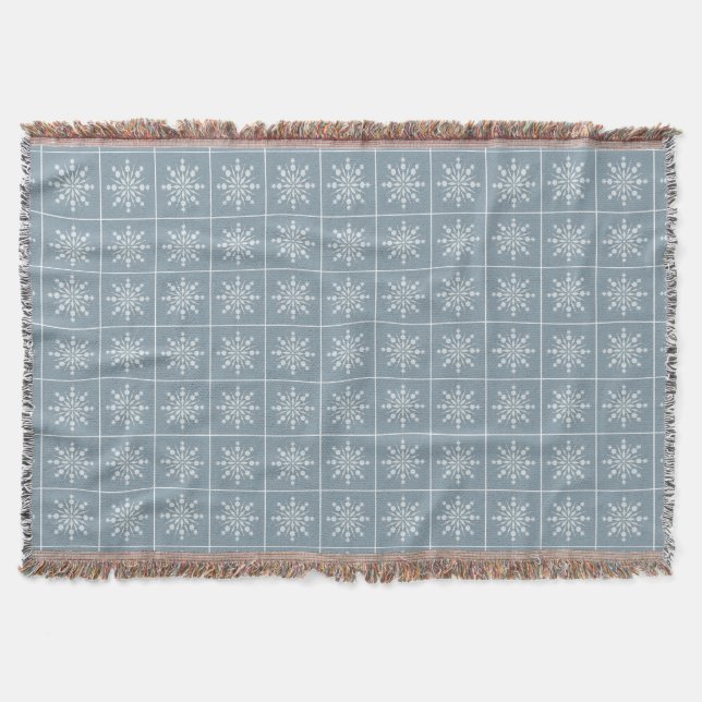 Snowflake Motif jeter la couverture (Devant)