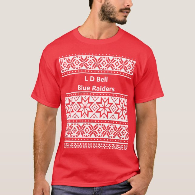Snowflake nordique Reindeer Vilain Sweat de Noël (Devant)