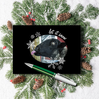 Snowflake Sheep : Qu'il neige !  Carte postale de 