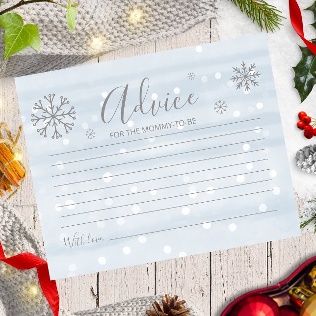 Snowflakes Budget Baby Boy Conseils de douche Cart (Créateur téléchargé)