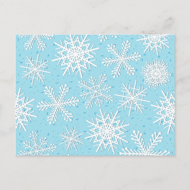 Snowflakes, carte postale (Devant)