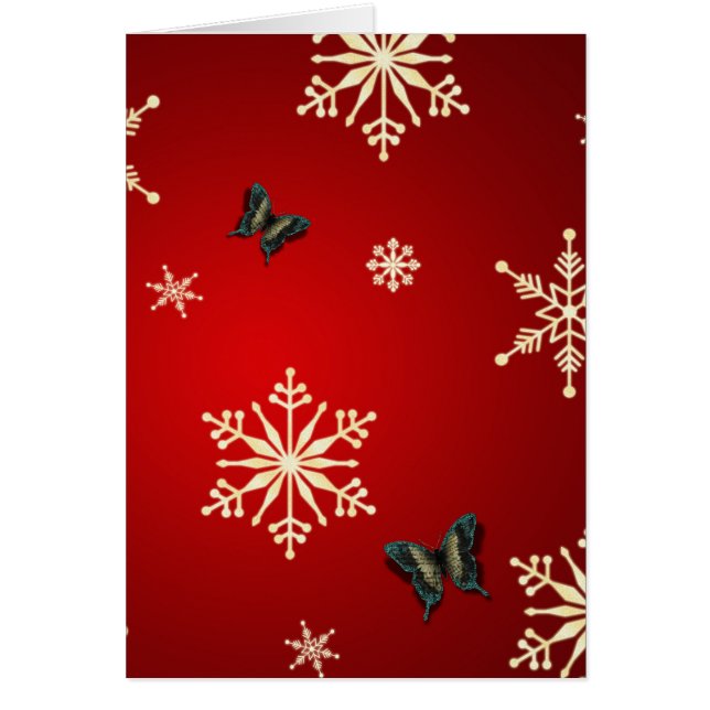 Snowflakes et papillons (Devant)