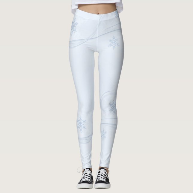 Snowflakes Leggings femmes (Devant)