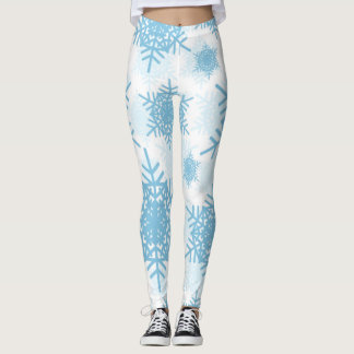 Snowflakes Leggings Motifs sans soudure