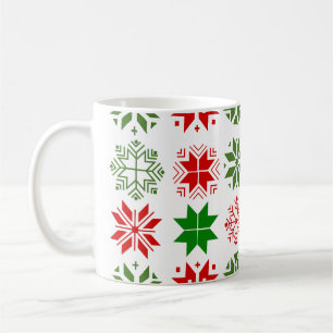 Snowflakes scandinave Mug café