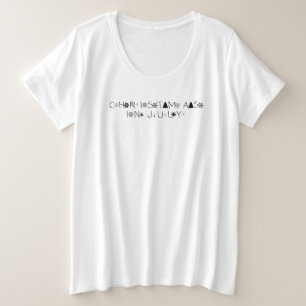 Snowflakes Typographie Noël en juillet