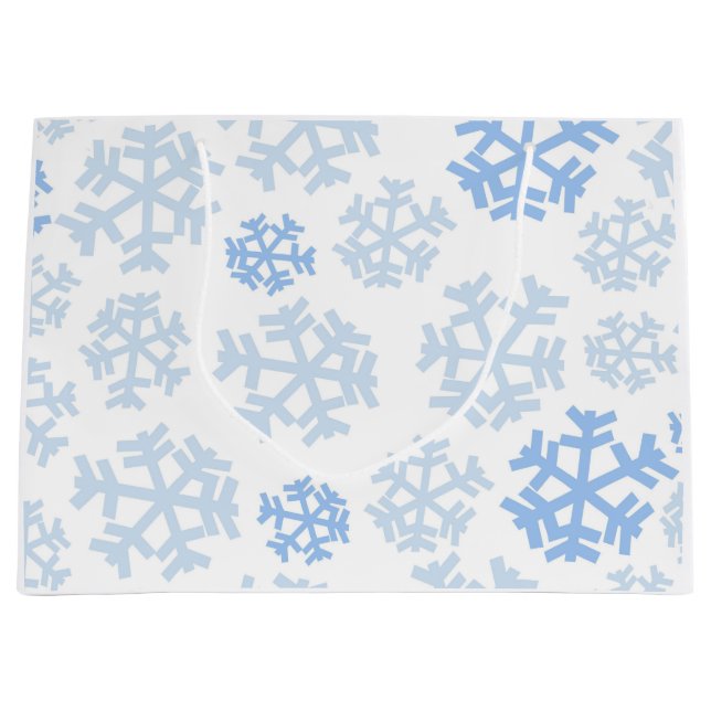 Snowflakes Winter Wonderland Cadeau Sac (Devant)