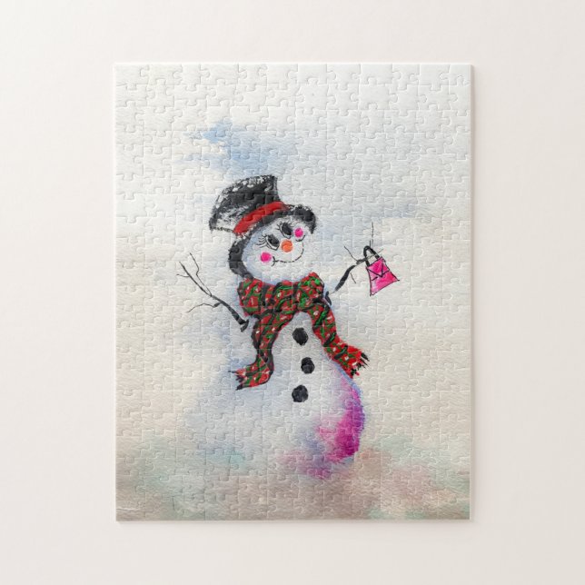 Snowgal avec le puzzle à ressort (Vertical)