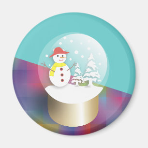 Snowglobe Magnets