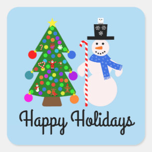 Snowman & Arbre de Noël #3-2 Stickers