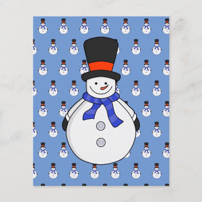 Snowman avec chapeau supérieur (Devant)