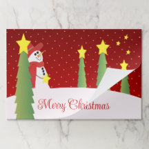 Snowman Avec Étoiles