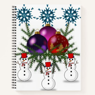 Snowman Carnet spirale