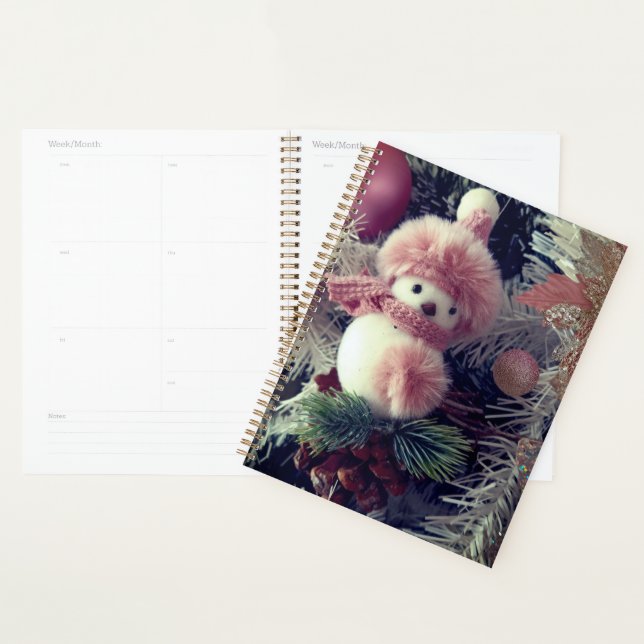 Snowman Christmas Planner (Devant avec enveloppe)