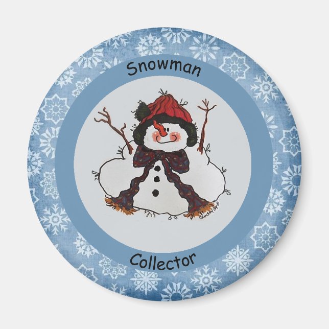 Snowman Collecteur Magnet (Devant)