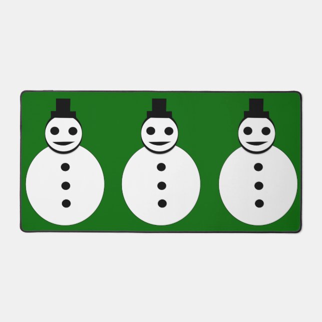 Snowman de Noël souriant (Recto)