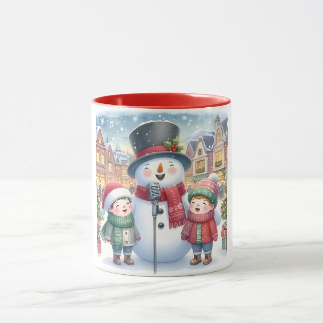 Snowman et amis Kids Christmas Mug (Centre)