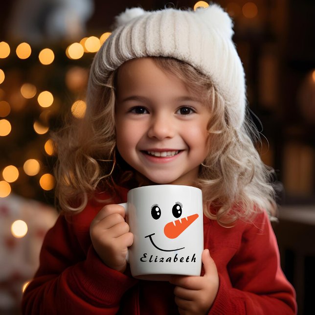 Snowman Face Mug (Créateur téléchargé)