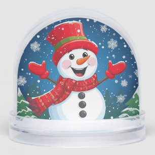Snowman gai en rouge et Casquette