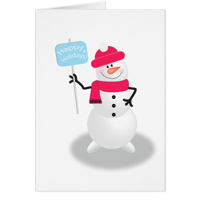 Snowman Joyeuses Fêtes (Devant)