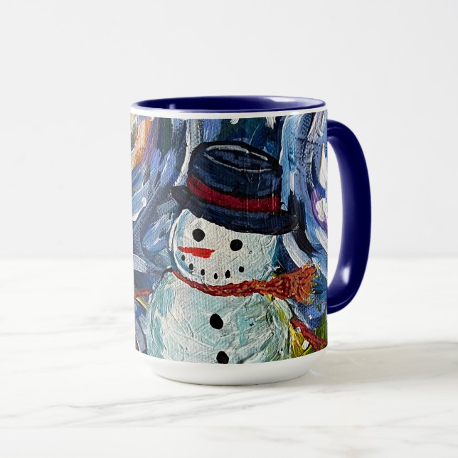 Snowman Mug (Devant droit)