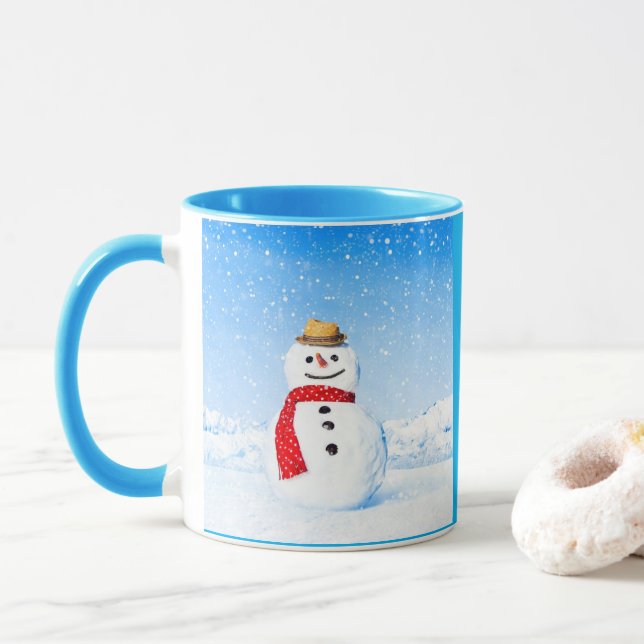 SNOWMAN MUGS (Avec donut)