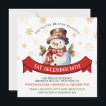 Snowman neige beaucoup amusant Invitation de Noël<br><div class="desc">Snowman Neige Beaucoup Amusant Invitation Noël.</div>