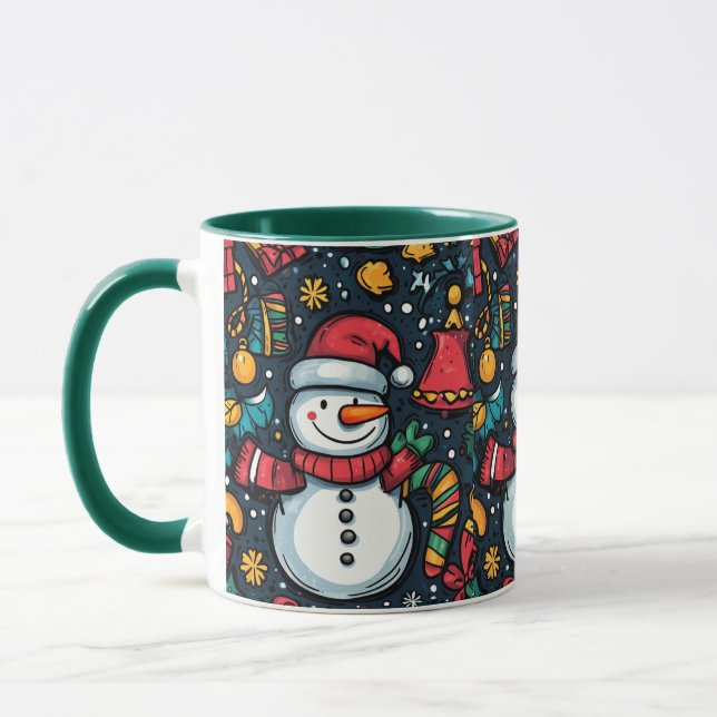 Snowman Noël 2025 Combo Mug (Gauche)