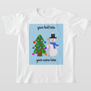 Snowman & sapin de Noël #3 T-shirt