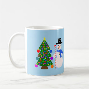 Snowman & sapin de Noël #4 Mug