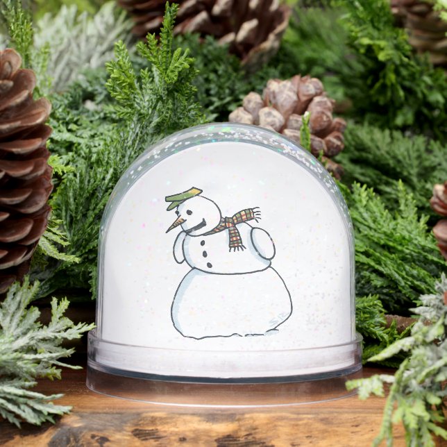 Snowman snow globe (Hiver)