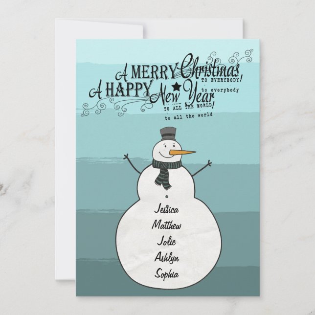 Snowman Stripes (Devant)