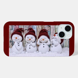 Snowmen Apple iPhone 15 coque
