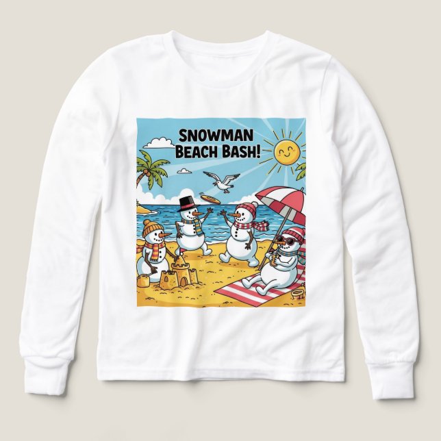 Snowmen Beach Bash (Motif recto)