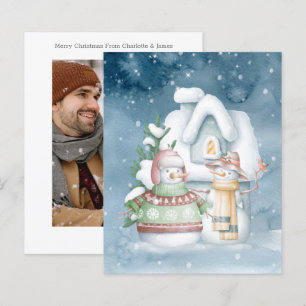 Snowmen BUDGÉTAIRE En Photo Neige Noël