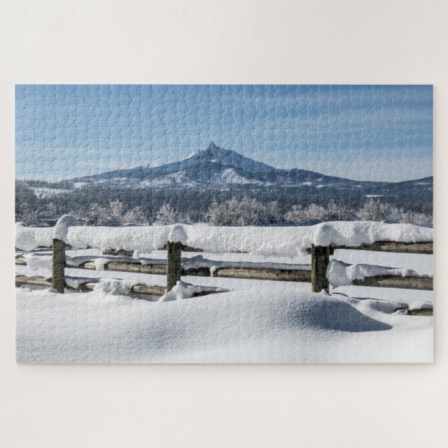 SnowMountain Pittoresque Jigsaw Puzzle (Horizontal)